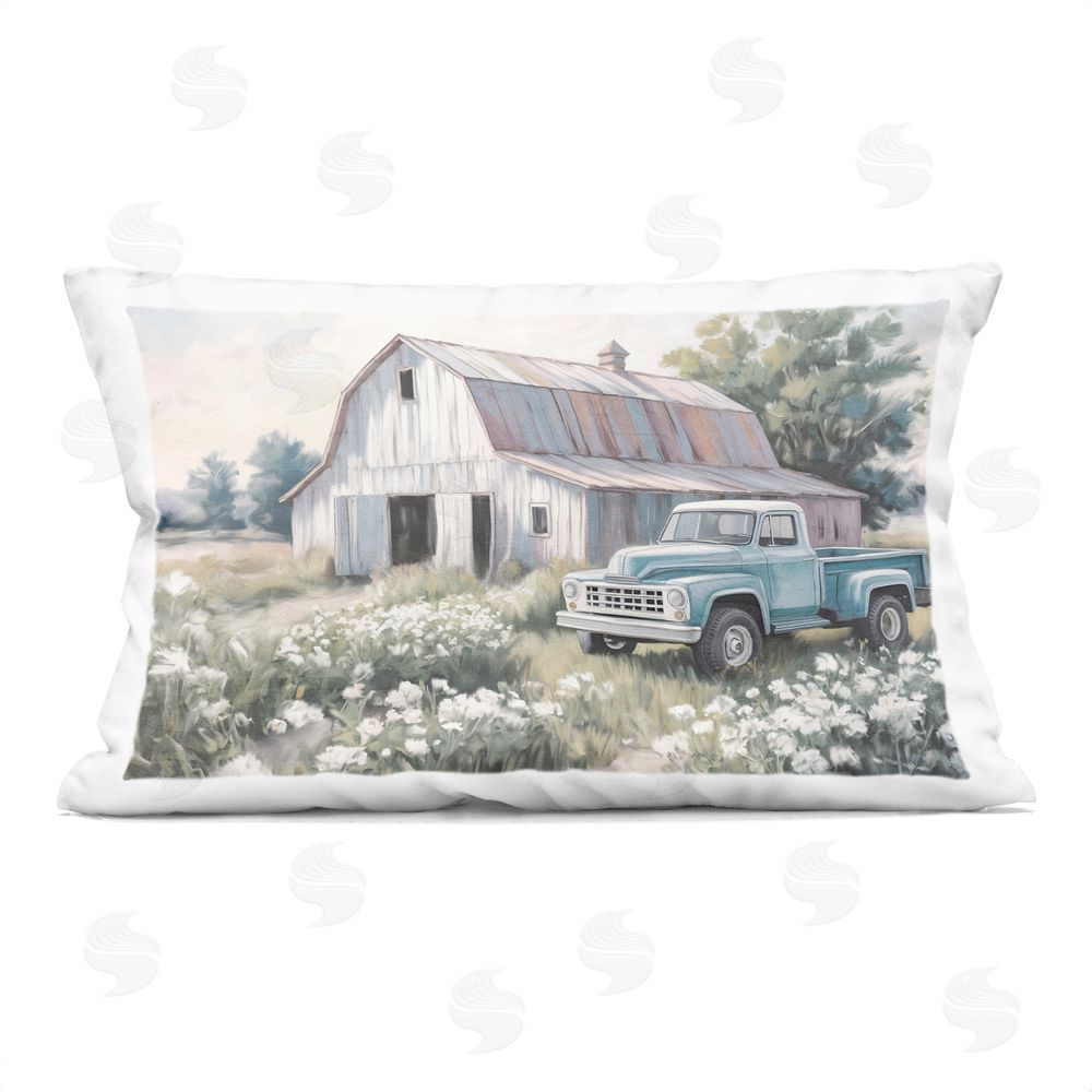 Kim Allen Pastoral Farm Dreams Indoor Plush Polyester Lumbar Pillow