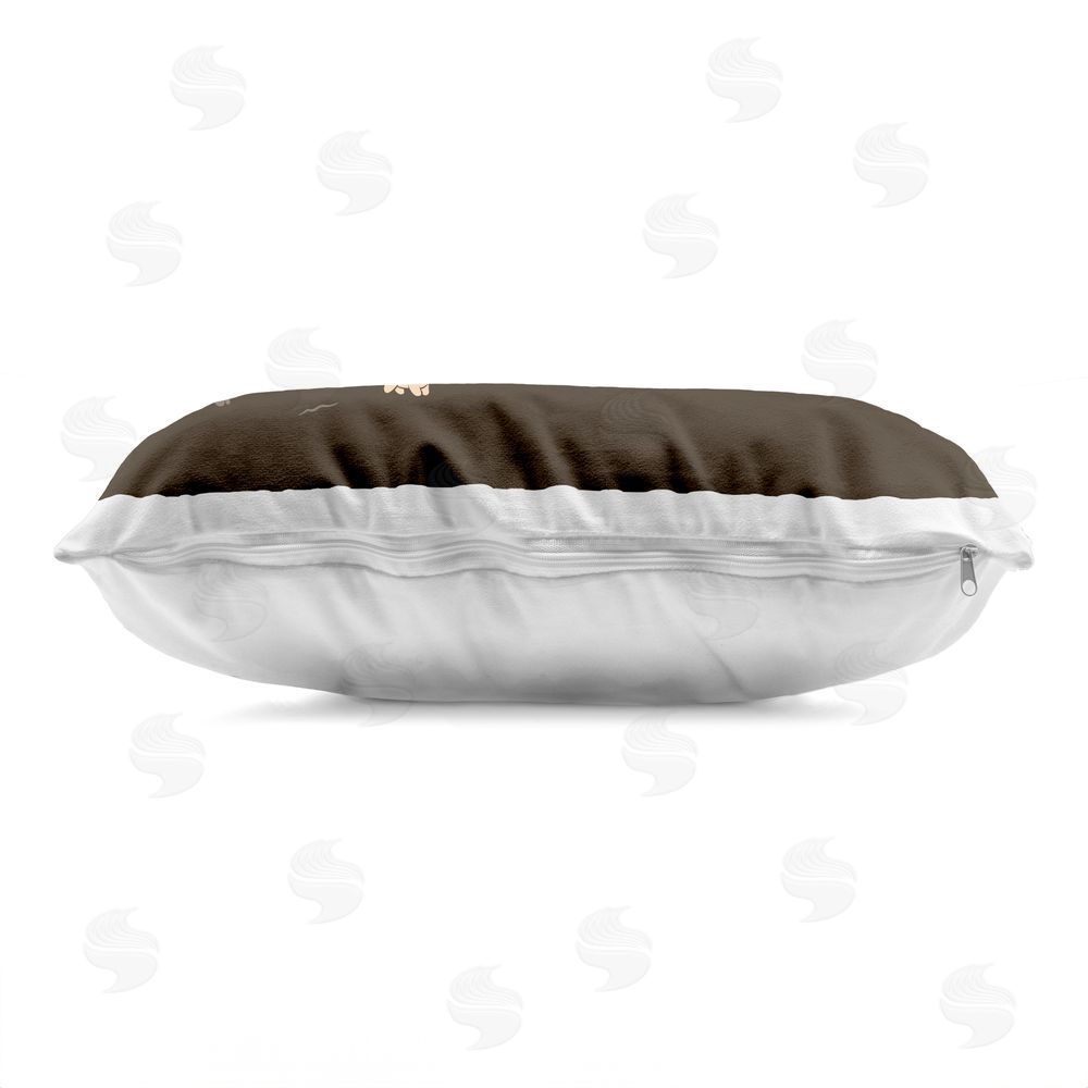 Tobe Fonseca Iconic Furrowship Of Ring Cats Indoor Plush Polyester Lumbar Pillow Zipper Detail