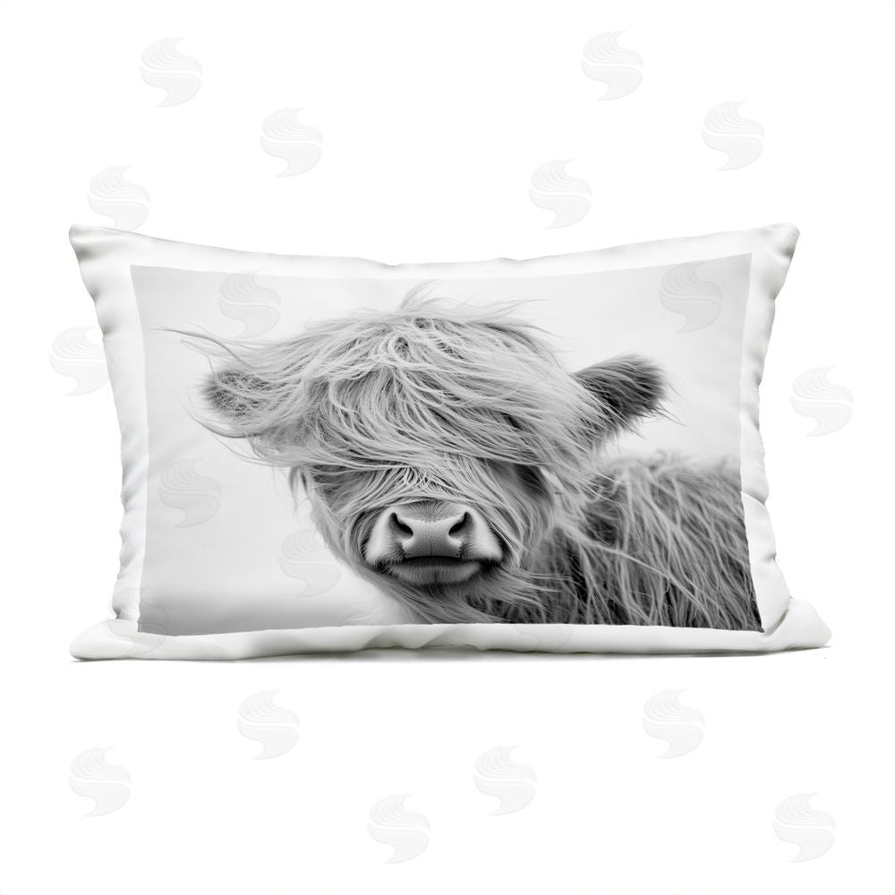 Tina LeCour Easy Breezy Cattle Lumbar Outdoor Quick-Dry Polyester Throw Pillow