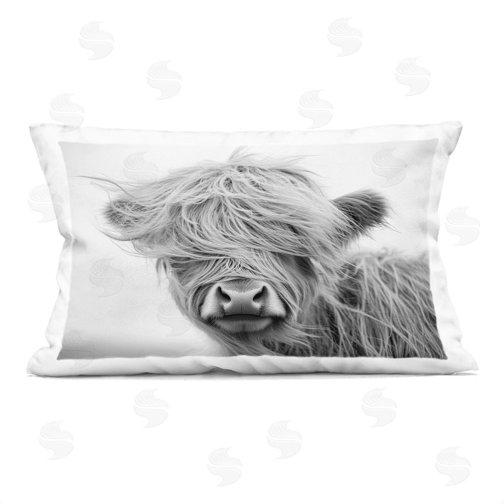Tina LeCour Easy Breezy Cattle Square Outdoor Quick-Dry Polyester Throw Pillow