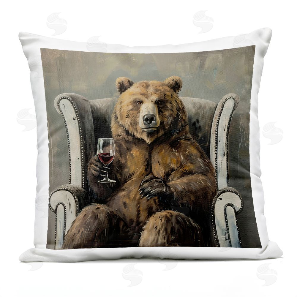 Tina LeCour It Was A Rough Day Square Outdoor Quick-Dry Polyester Throw Pillow