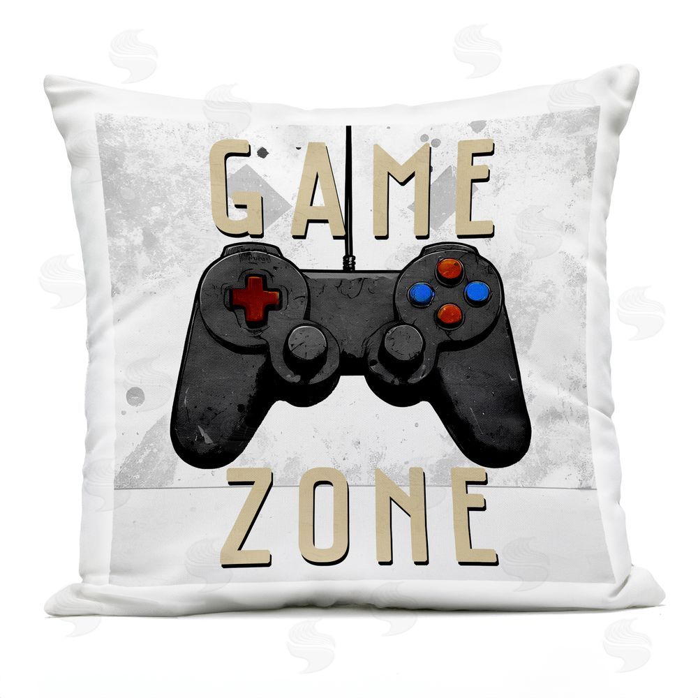 Kim Allen Game Zone Control Outdoor Quick-Dry Polyester Square Throw Pillow