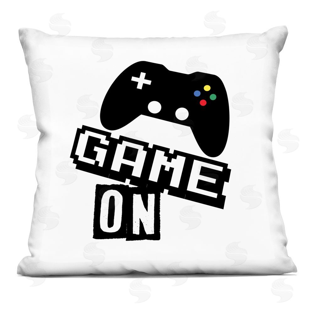 Marcus Prime Playful Game On Indoor Plush Polyester Square Throw Pillow