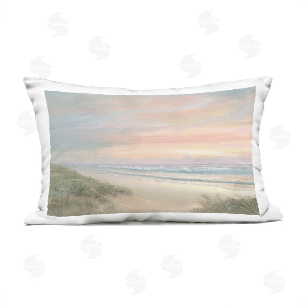 Georgia Janisse Calm Of The Morning Outdoor Quick-Dry Polyester Lumbar Pillow