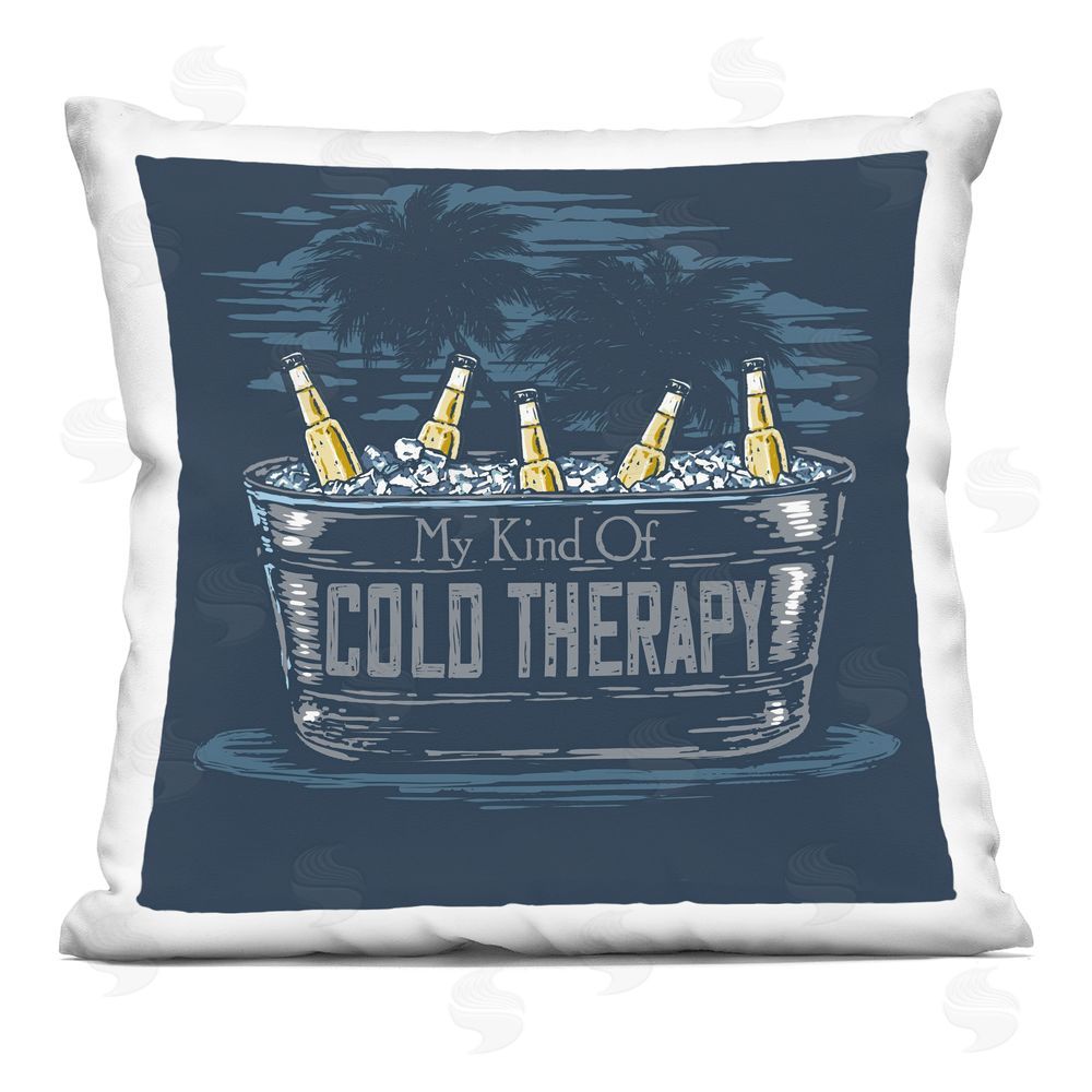 Jedco Brands Inc. My Kind Of Cold Therapy Indoor Plush Polyester Square Throw Pillow