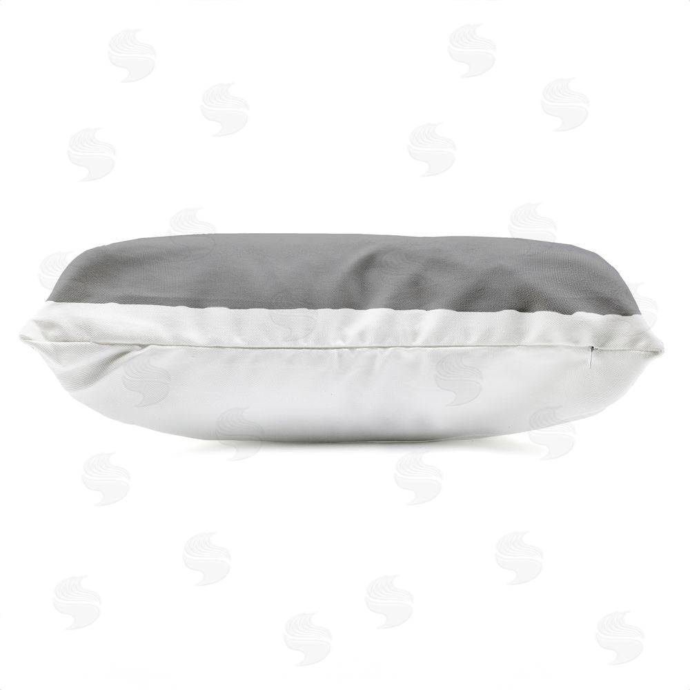 Lil' Rue Boho Patterned Crab Outdoor Quick-Dry Polyester Lumbar Pillow Zipper Detail