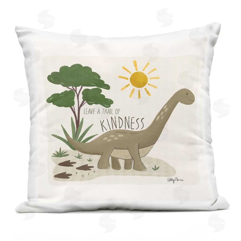 Allyson Norris Leave A Trail Of Kindness Outdoor Quick-Dry Polyester Square Throw Pillow
