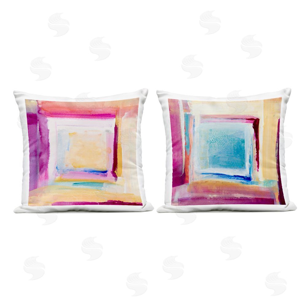 Lanie Loreth Brand New Day Abstract Outdoor Printed Throw Pillow