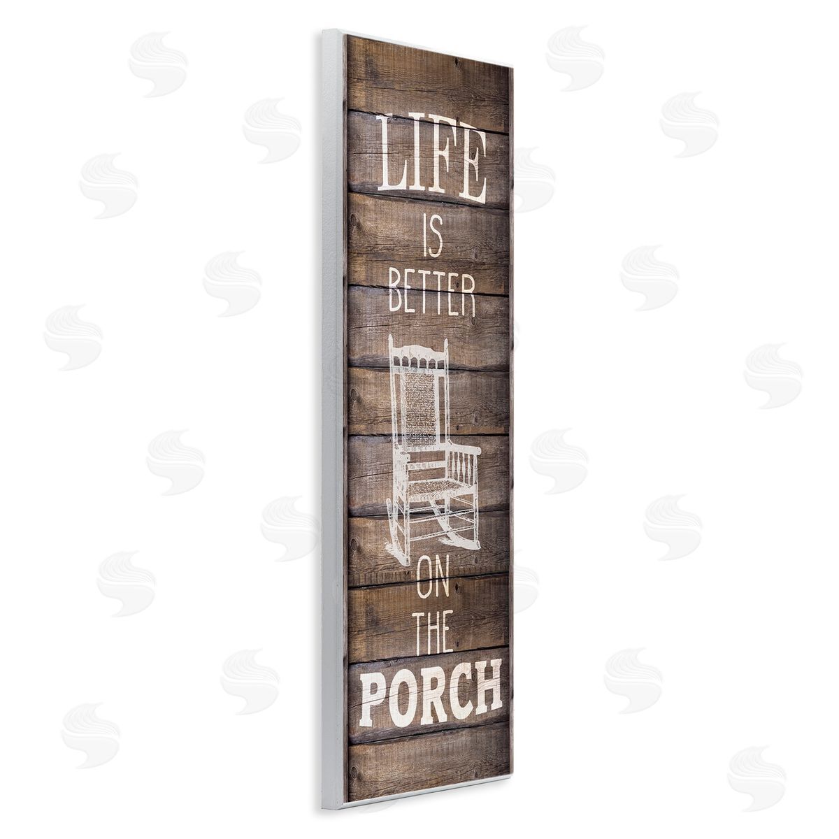Porch Life Country Rustic Wood Plaque Wall Art, Home Decor by Kimberly Allen