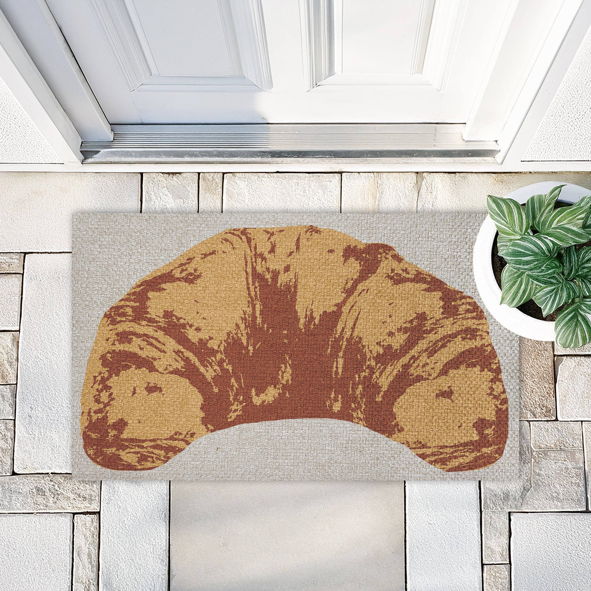 Minimal Happy Easter Bunnies Door Mat | Stupell Home Decor