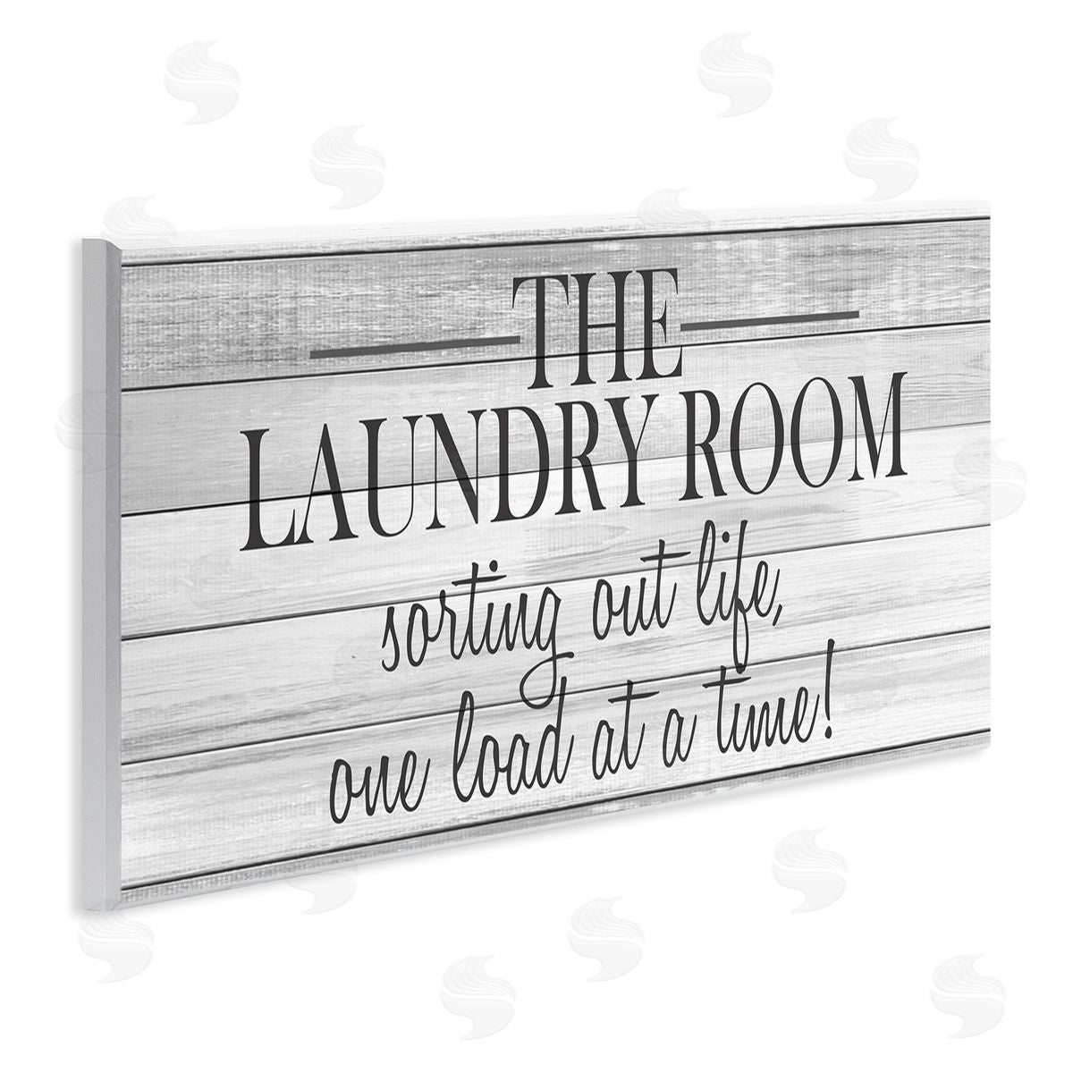 Laundry Sorting Out Life Wood Plaque Wall Art, Home Decor by Kimberly Allen