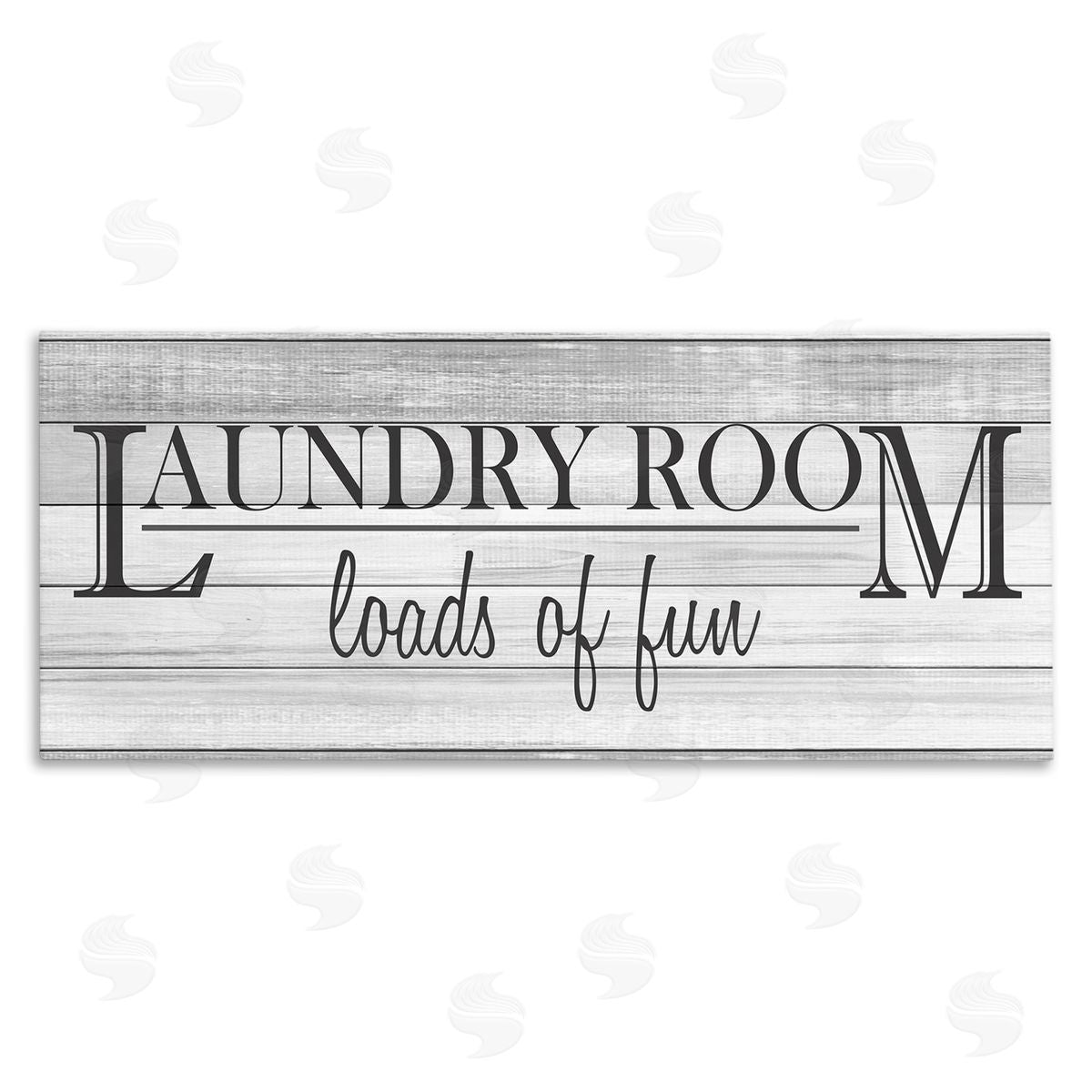 Fun Laundry Room Funny Bathroom Canvas Wall Art, Home Decor by Kimberly Allen